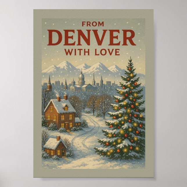 Affiche de Noël From Denver With Love  (Devant)