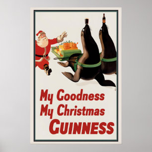 Affiche de Noël Guinness  John Gilroy