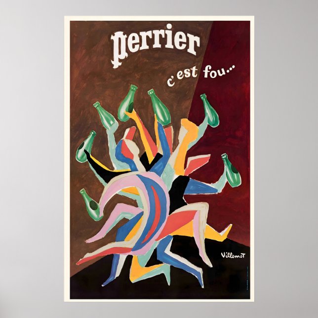 Affiche de nourriture et de boisson rétro vintage  (Devant)