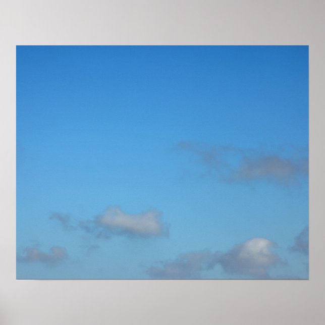 Affiche de Nuages Cumulus (Devant)