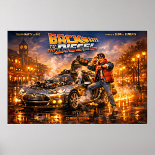 Affiche de Nuit d'Aventure Rétro Voyageant dans le