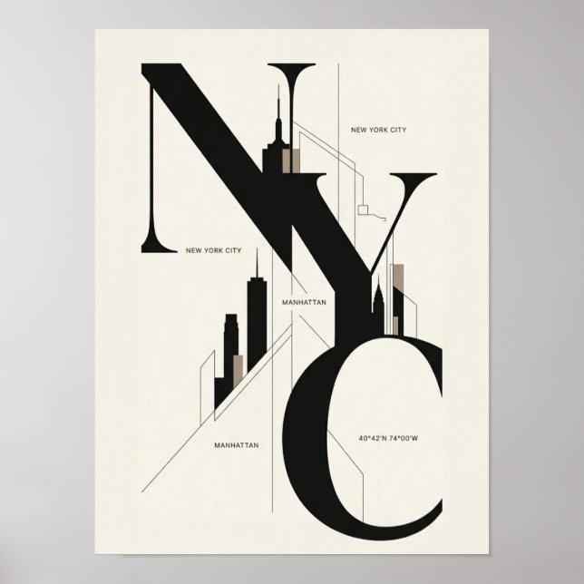 Affiche de NYC (Devant)