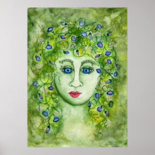 Affiche de nymphe de gloire de matin