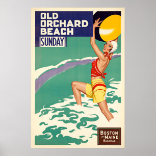 Affiche de Old Orchard Beach, Maine