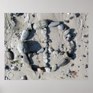 Affiche de paix lapidée