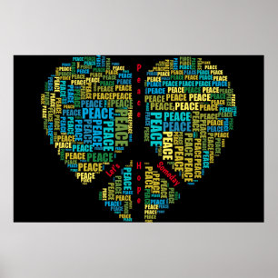 Affiche de paix mondiale