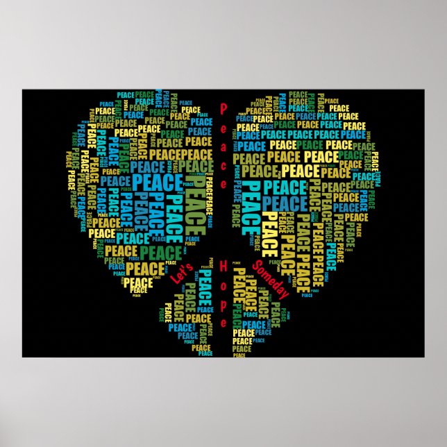 Affiche de paix mondiale (Devant)