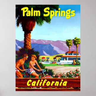 Affiche de Palm Springs, Californie