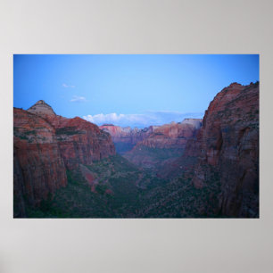 affiche de parc national de zion