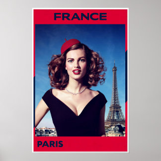 Affiche de Paris, France