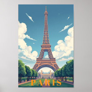 Affiche de Paris pour décoration murale