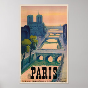 Affiche de Paris Vintage