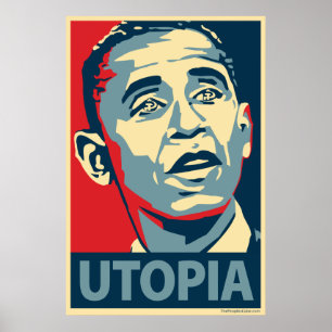 Affiche de parodie d'Utopie - d'Obama