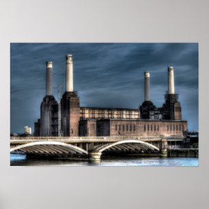 Affiche de paysage de Battersea Londres