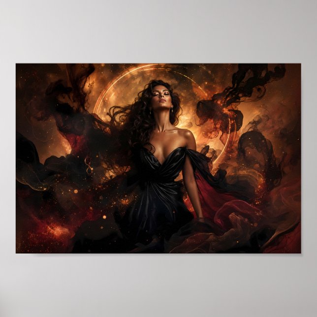 Affiche de paysage de rêve de réverie d'Ember de m (Devant)