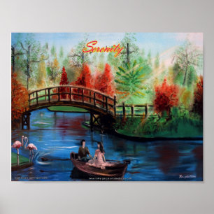 Affiche de peinture à l'huile de SÉRÉNITÉ