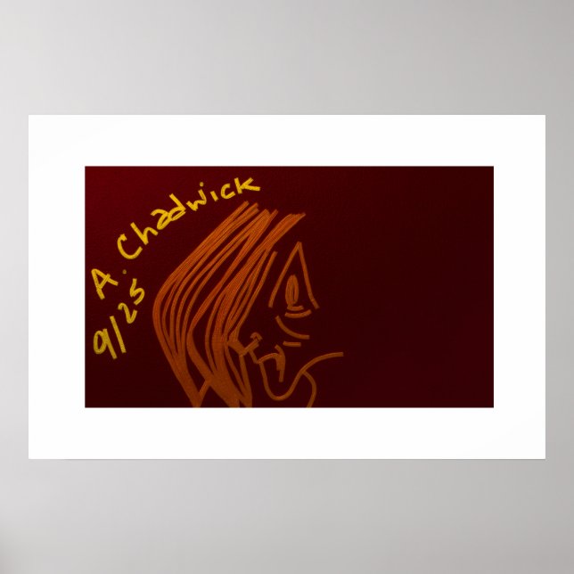 Affiche de peinture rupestre (Devant)