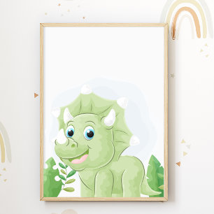 Affiche de pépinière de dinosaures Impression de c
