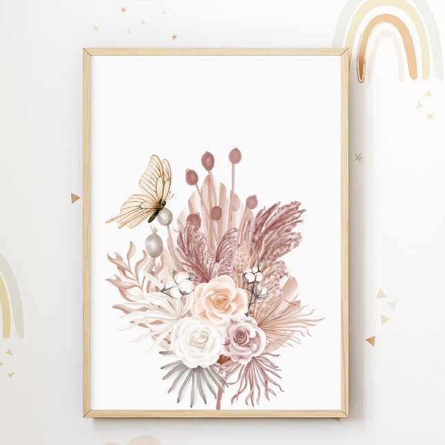 Affiche de pépinière de fleurs pour chambre d'enfa (Créateur téléchargé)