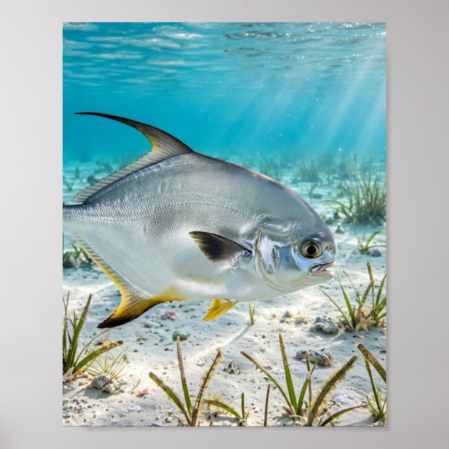 Affiche de permis de Floride Homme Sable Plat Clés (Devant)