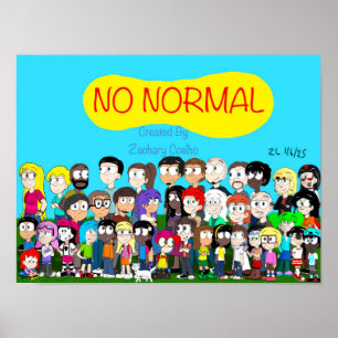 Affiche de personnage non normale