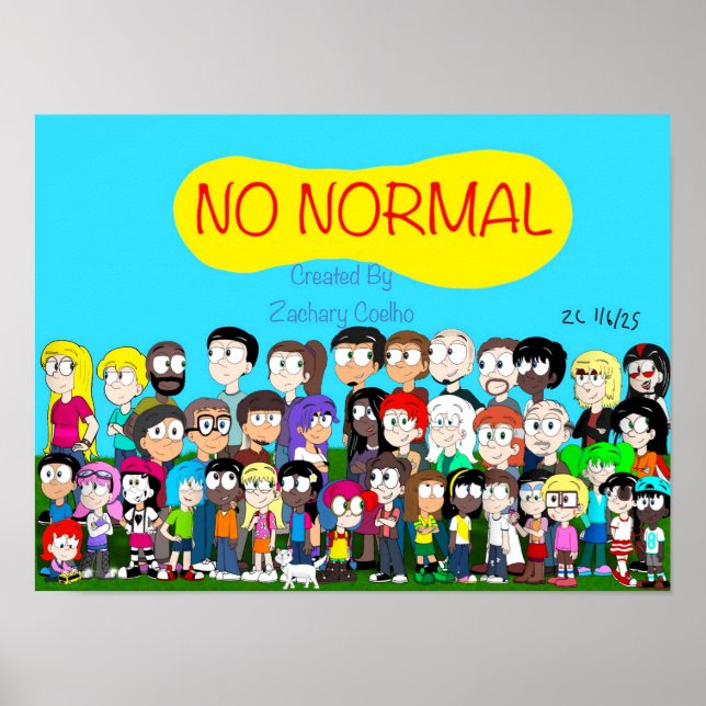 Affiche de personnage non normale (Devant)