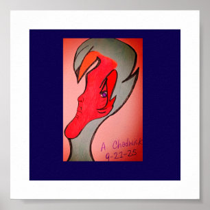 Affiche de personnage originale unique