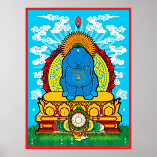 AFFICHE DE PETIT PAIN DE BOUDDHA