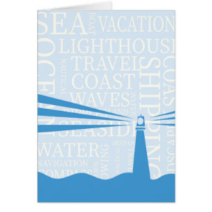 Affiche de phare nautique