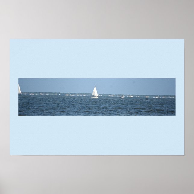Affiche de photo de voilier (Devant)
