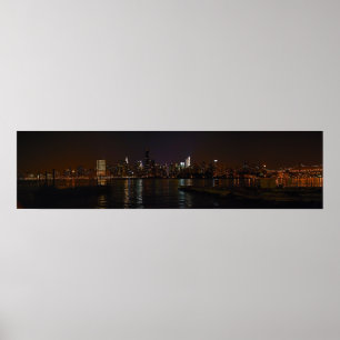 Affiche de photo d'horizon de New York City