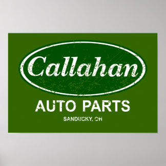 Affiche de pièces d'automobile Callahan - 19,95 $