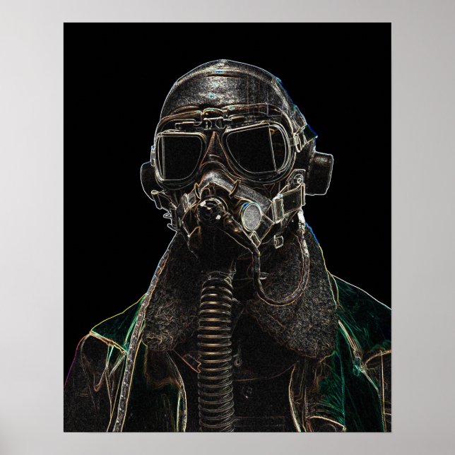 Affiche de pilote de la Seconde Guerre mondiale Da (Devant)