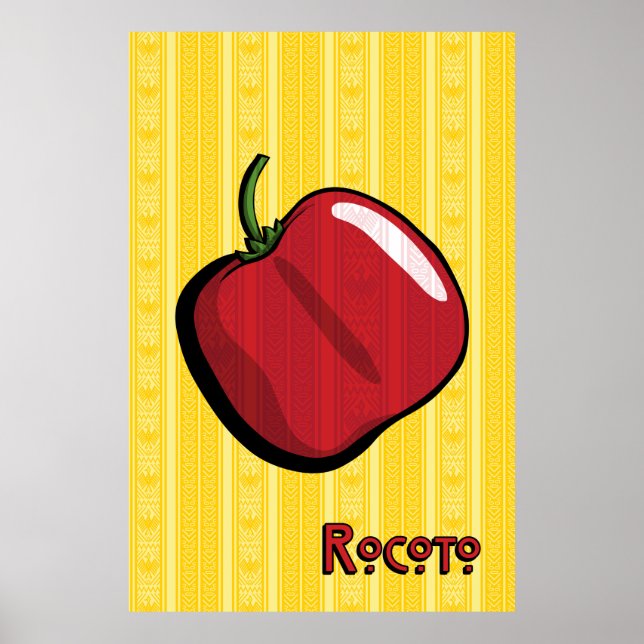 Affiche de piment rocoto (Devant)