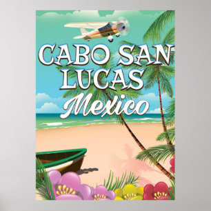 Affiche de plage de Cabo San Lucas Mexique