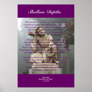 Affiche de poésie de profondeurs