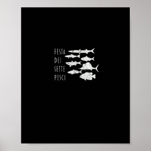 Affiche De Poissons Italie T- Christmas Eve Sept 7 Poisson