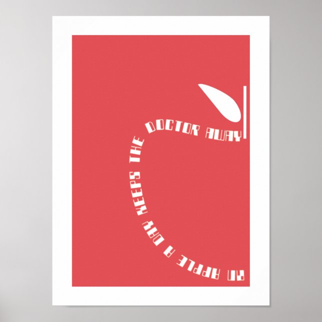 affiche de pommes (Devant)