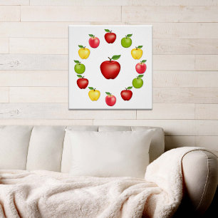 Affiche de pommes
