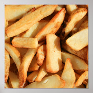 Affiche de pommes frites