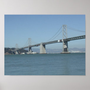 Affiche de pont de baie de SF Oakland