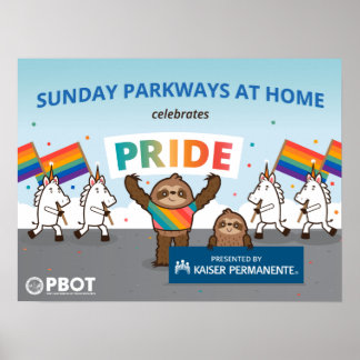 Affiche de Portland Sunday Parkways