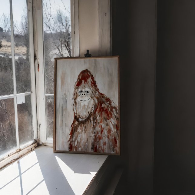 Affiche de portrait de Bigfoot - Impression d'art  (Créateur téléchargé)