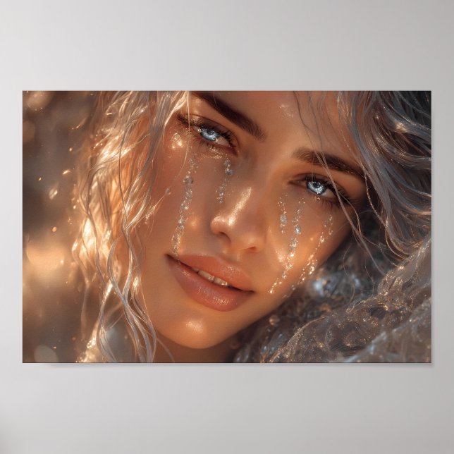 Affiche de portrait de rêve aux larmes célestes (Devant)
