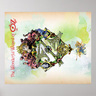Affiche de poster aquarelle Classique de Wizard of