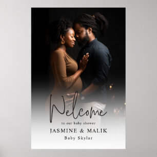 Affiche de poster personnalisée pour la baby showe