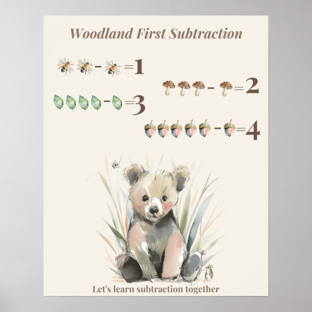 Affiche de première soustraction de la forêt (Devant)