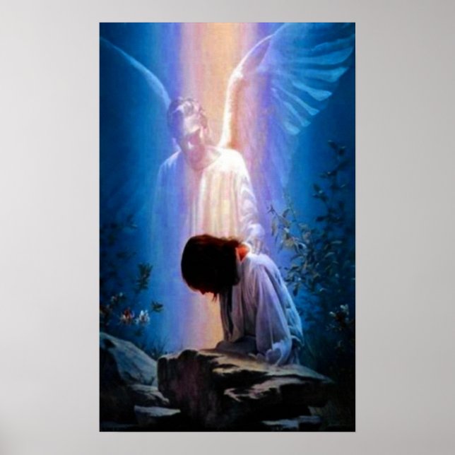 Affiche de prières Angel (Devant)