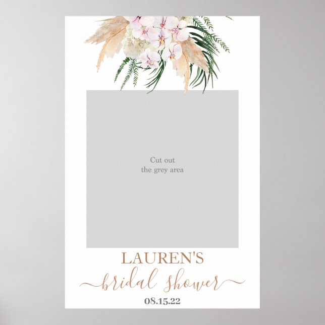 Affiche de Prop pour Photo de Baby Shower Bohème a (Devant)