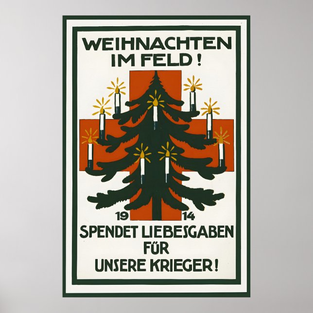 Affiche de propagande allemande de la Première Gue (Devant)